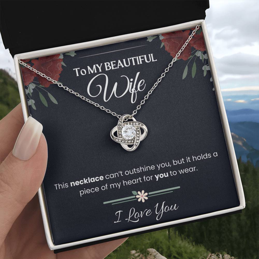 To My Beautiful Wife - Forever Love Necklace Gift Set - Eloura