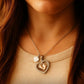Forever in My Heart – Memorial Baby Feet Necklace Gift Set for Angel Baby