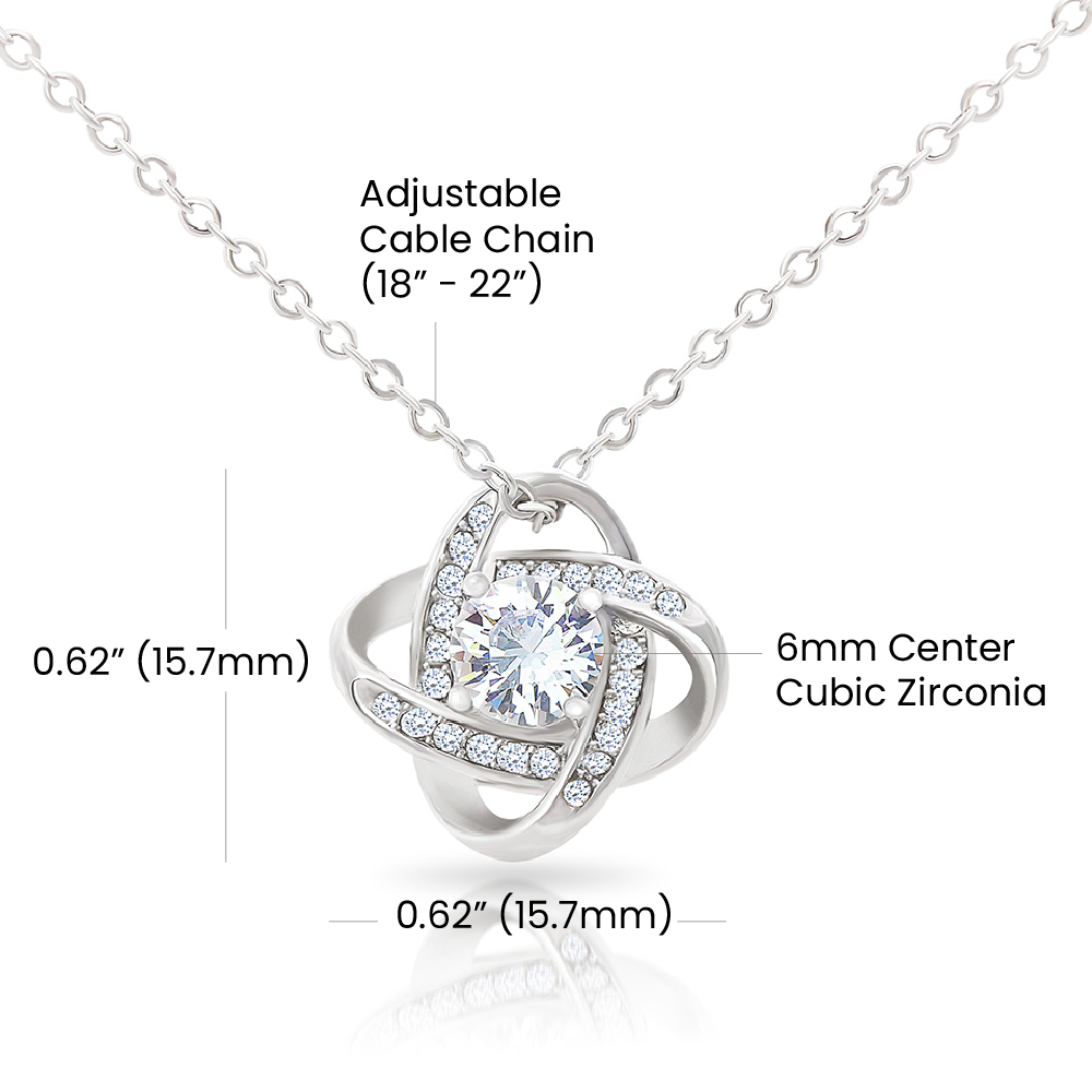 To My Soulmate - Love Knot Necklace Gift Set
