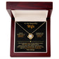 To My Wife Necklace - Love Knot Gift Set