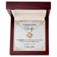 To My Beautiful Wife - Love Knot  Necklace Gift Set