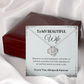 To My beautiful Wife - Love Knot Necklace Gift Set