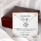 To My Beautiful Wife - Love Knot  Necklace Gift Set