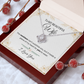 To My Beautiful Wife - Love Knot  Necklace Gift Set