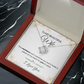 To My Beautiful Wife - Love Knot  Necklace Gift Set
