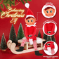 Christmas Elf Behaving Badly – 12” Plush Toy | Long Bendy Naughty Girl Christmas Doll & Decoration - Eloura