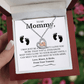(copy) To My Mommy - Baby Feet Heart Pendant Necklace Gift Set - Eloura