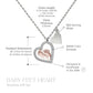 Forever in My Heart – Memorial Baby Feet Necklace Gift Set for Angel Baby
