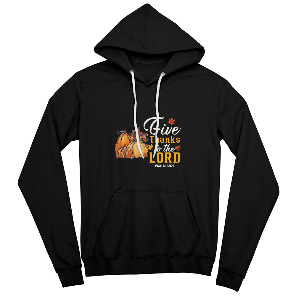 Thanksgiving Unisex Pullover Hoodie – Bella + Canvas 3719 | Perfect for Thanksgiving Gatherings - Eloura