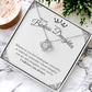 To My Badass Daughter - Love Knot Necklace Gift Set - Eloura