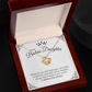 To My Badass Daughter - Love Knot Necklace Gift Set - Eloura