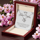 To My Badass Daughter - Love Knot Necklace Gift Set - Eloura