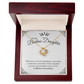 To My Badass Daughter - Love Knot Necklace Gift Set - Eloura