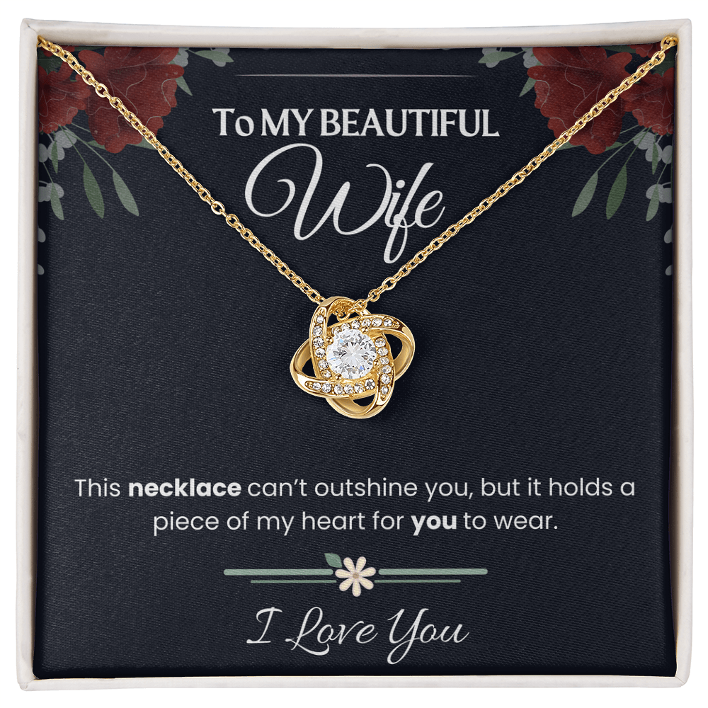 To My Beautiful Wife - Forever Love Necklace Gift Set - Eloura