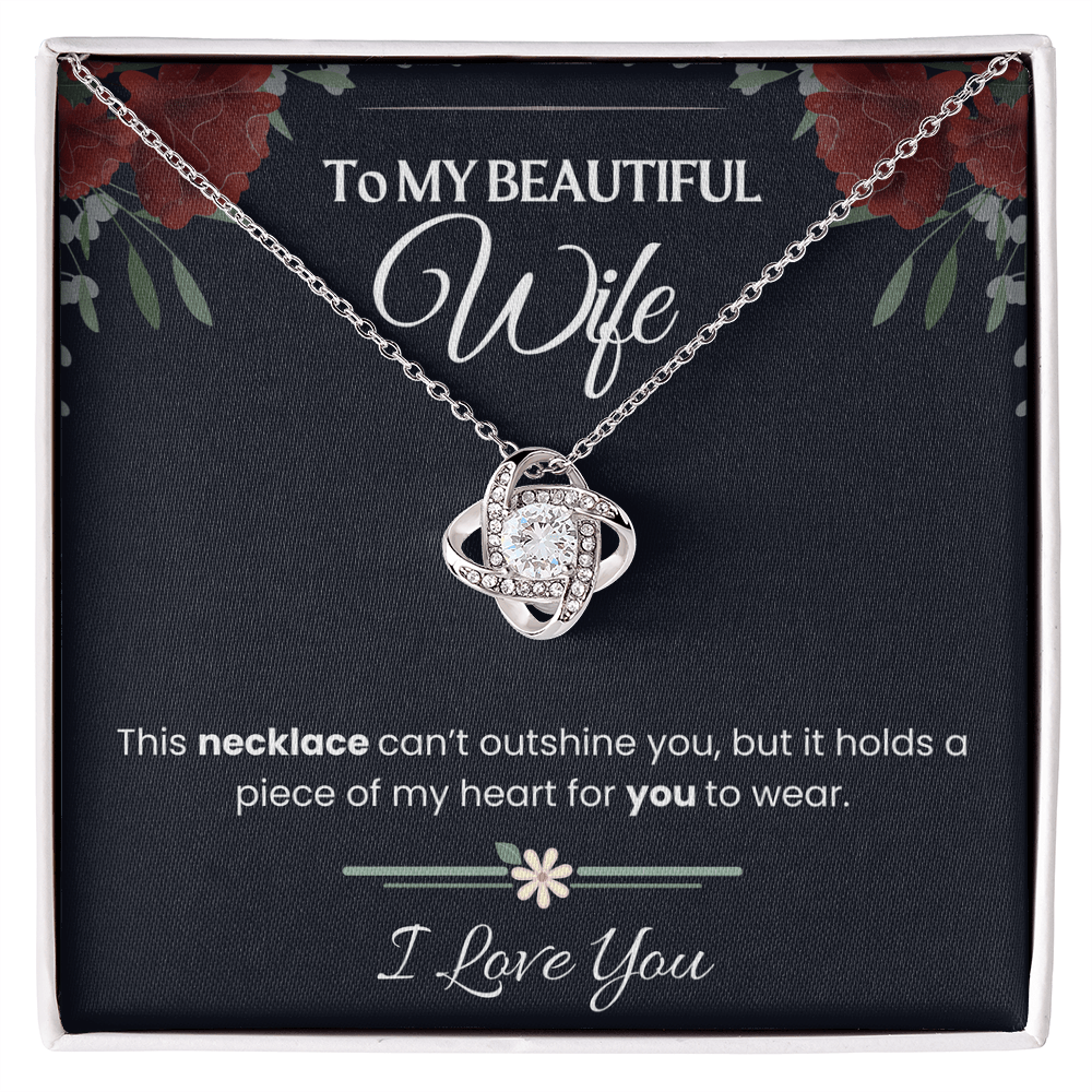 To My Beautiful Wife - Forever Love Necklace Gift Set - Eloura