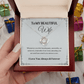 To My beautiful Wife - Love Knot Necklace Gift Set - Eloura