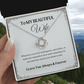 To My beautiful Wife - Love Knot Necklace Gift Set - Eloura