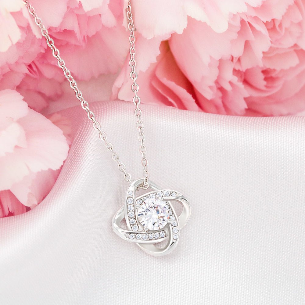 To My beautiful Wife - Love Knot Necklace Gift Set - Eloura
