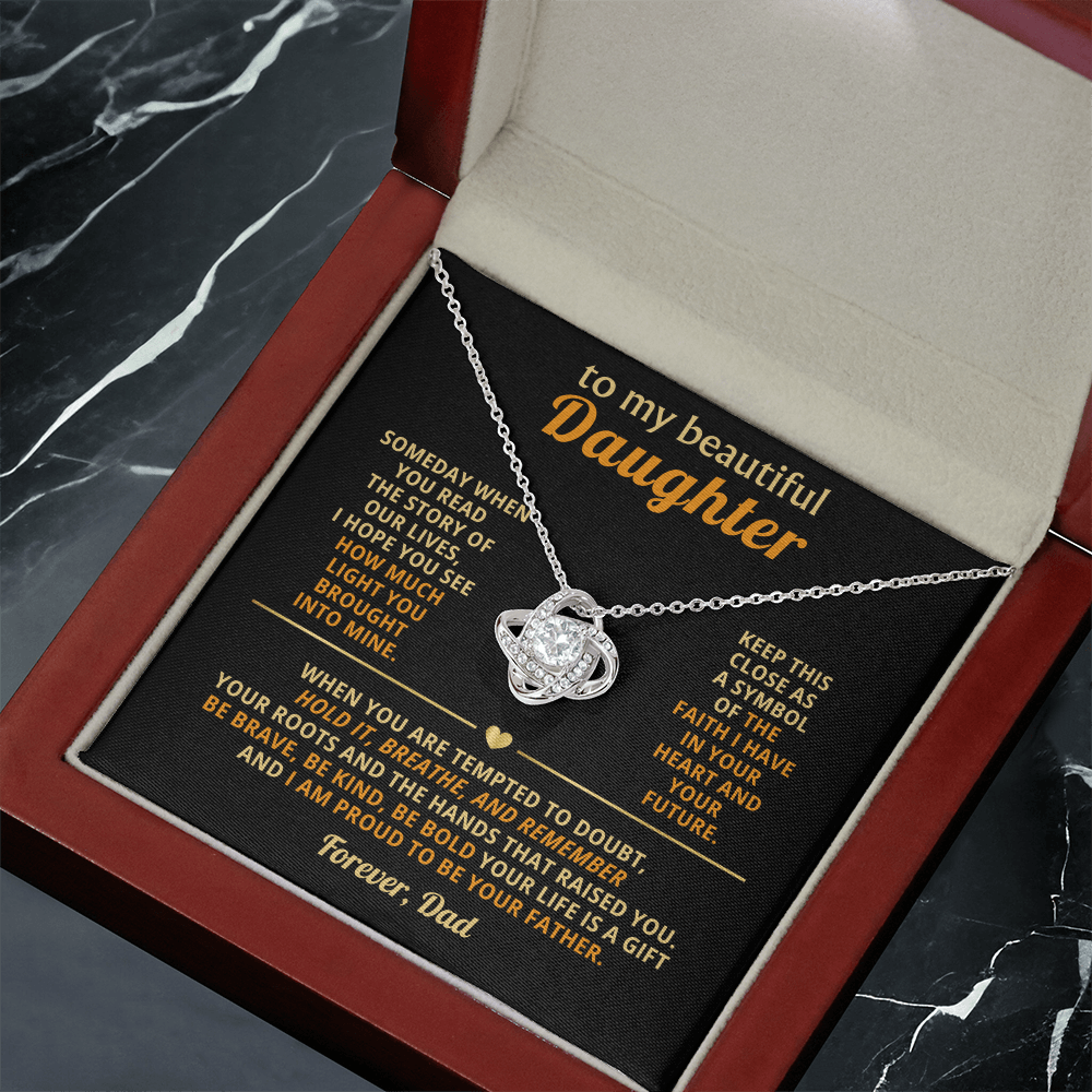 To My Daughter - Love Knot - Beautiful Gift Set - Eloura