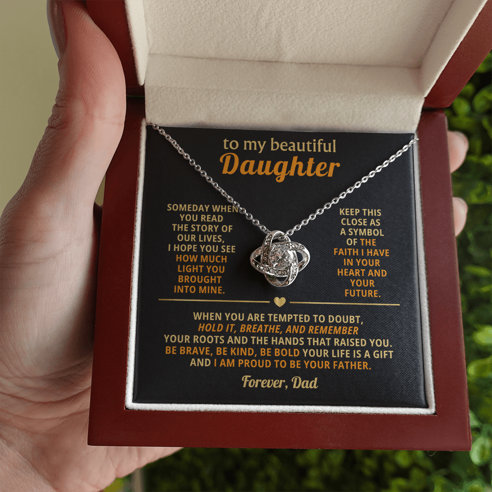 To My Daughter - Love Knot - Beautiful Gift Set - Eloura