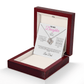 To My Daughter - Love Knot Necklace Gift Set - Eloura