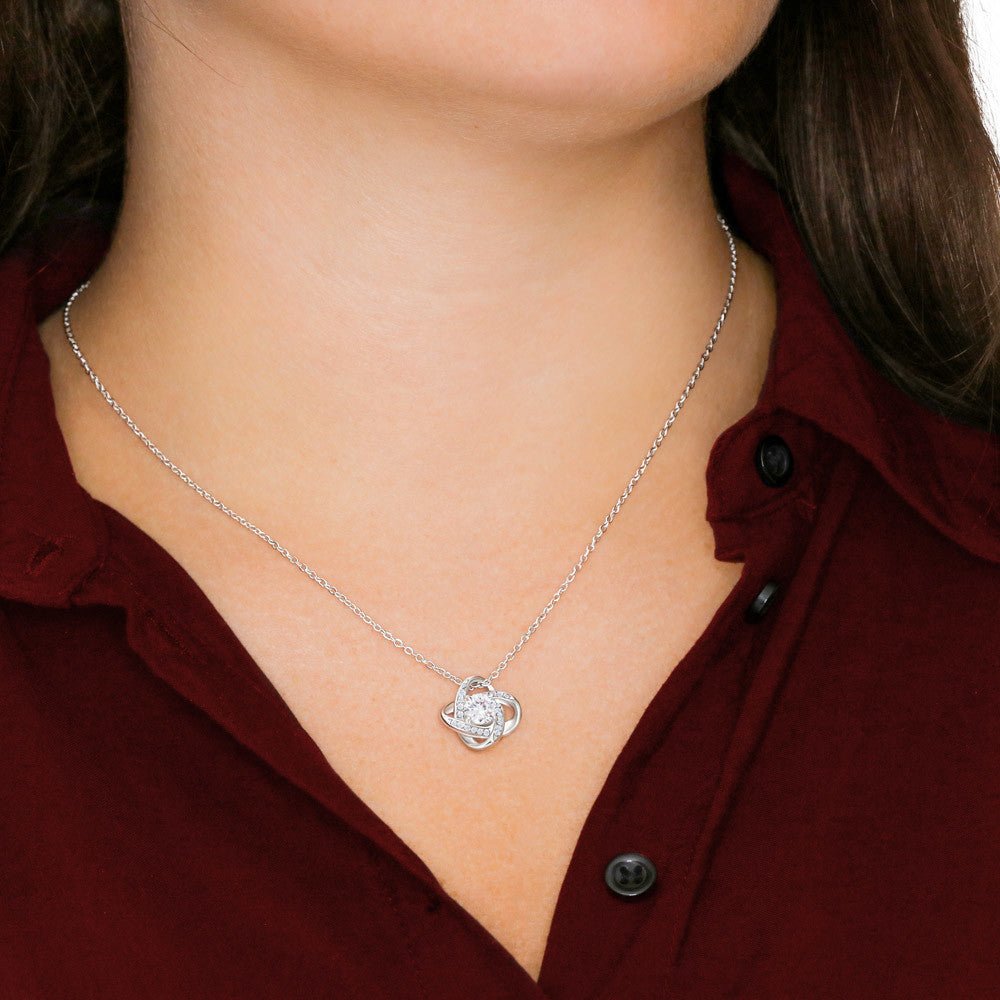 To My Daughter - Love Knot Necklace Gift Set - Eloura