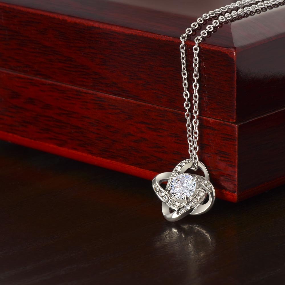 To My Daughter - Love Knot Necklace Gift Set - Eloura