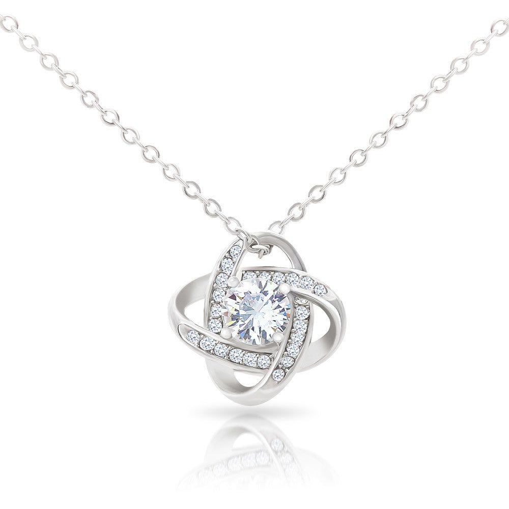 To My Daughter - Love Knot Necklace Gift Set - Eloura