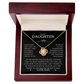To My Daughter Necklace - Love Knot Gift Set - Eloura