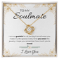 To My Soulmate - Love Knot Necklace Gift Set - Eloura