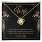 To My Wife - Love Knot Necklace Gift Set - Eloura