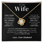 To My Wife – Love Knot Necklace – Your Last Everything - Eloura