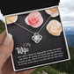 To My Wife Necklace - Love Knot Gift Set - Eloura