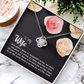 To My Wife Necklace - Love Knot Gift Set - Eloura
