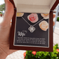 To My Wife Necklace - Love Knot Gift Set - Eloura