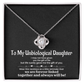 Unbiological Daughter Necklace Gift set - Eloura