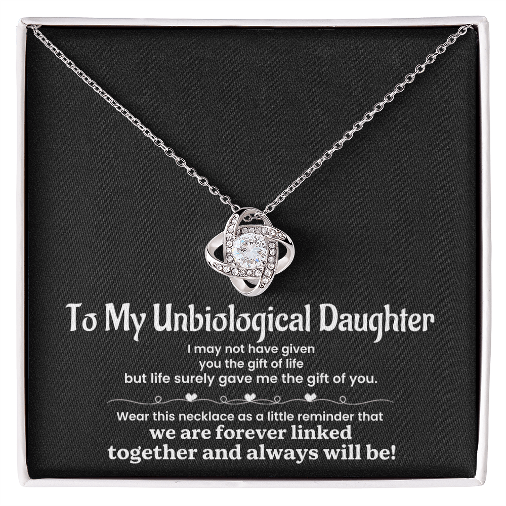Unbiological Daughter Necklace Gift set - Eloura