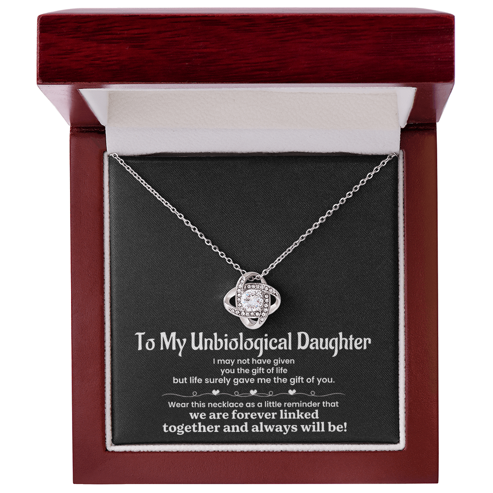 Unbiological Daughter Necklace Gift set - Eloura