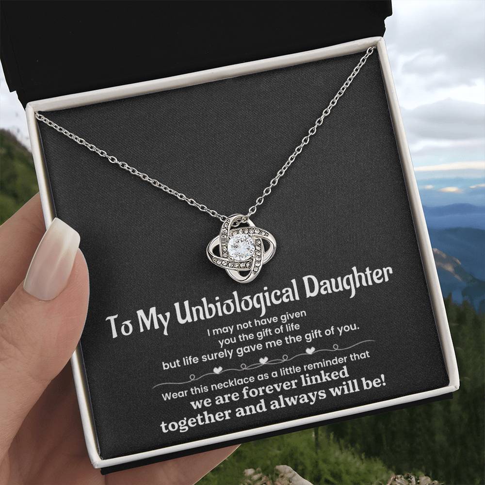 Unbiological Daughter Necklace Gift set - Eloura