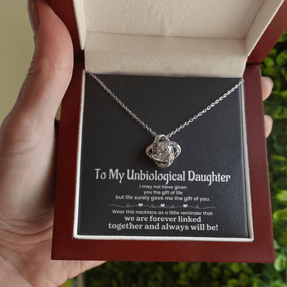 Unbiological Daughter Necklace Gift set - Eloura
