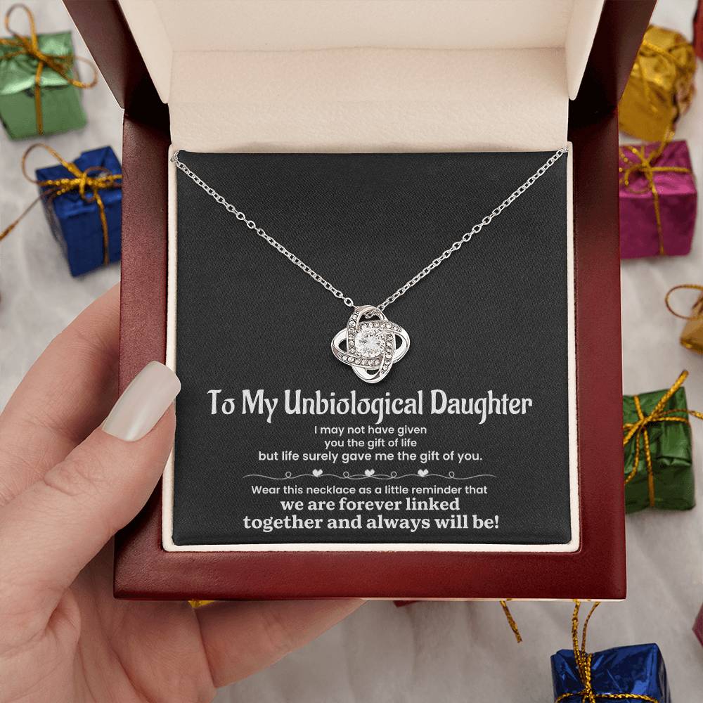 Unbiological Daughter Necklace Gift set - Eloura