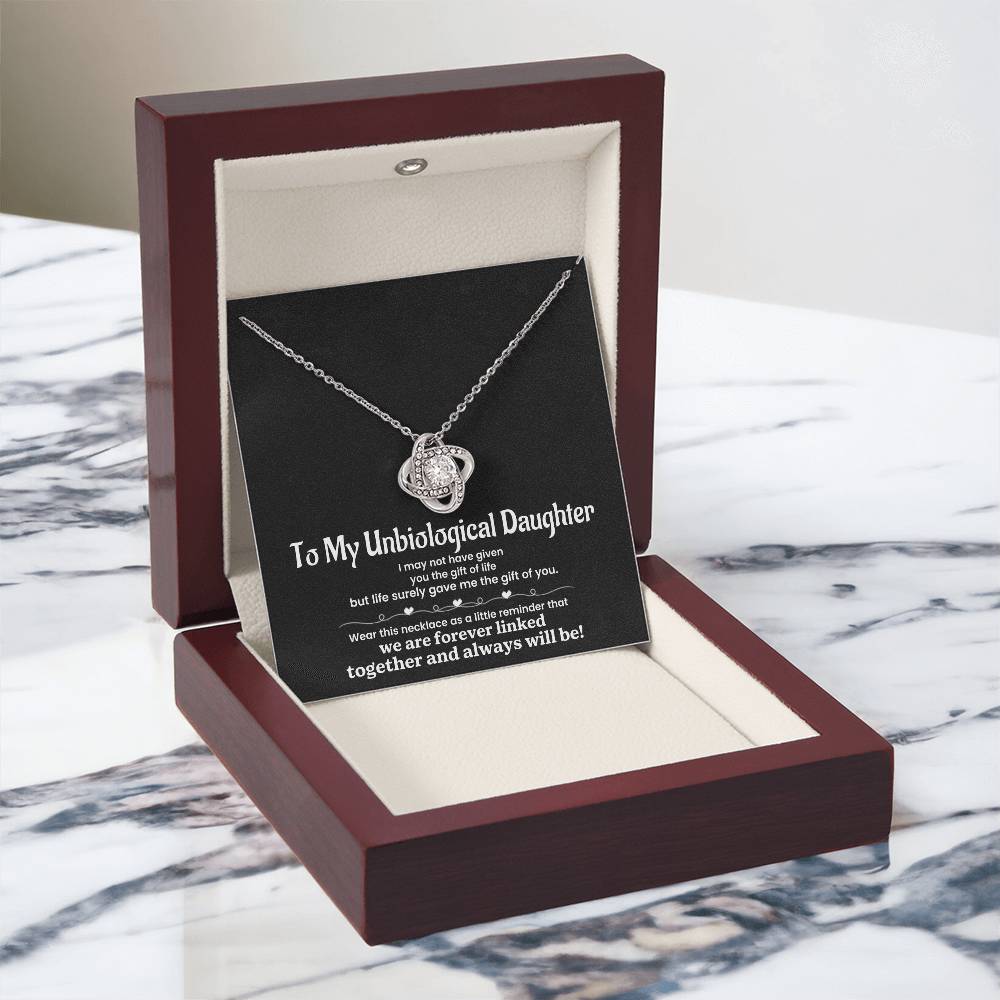 Unbiological Daughter Necklace Gift set - Eloura