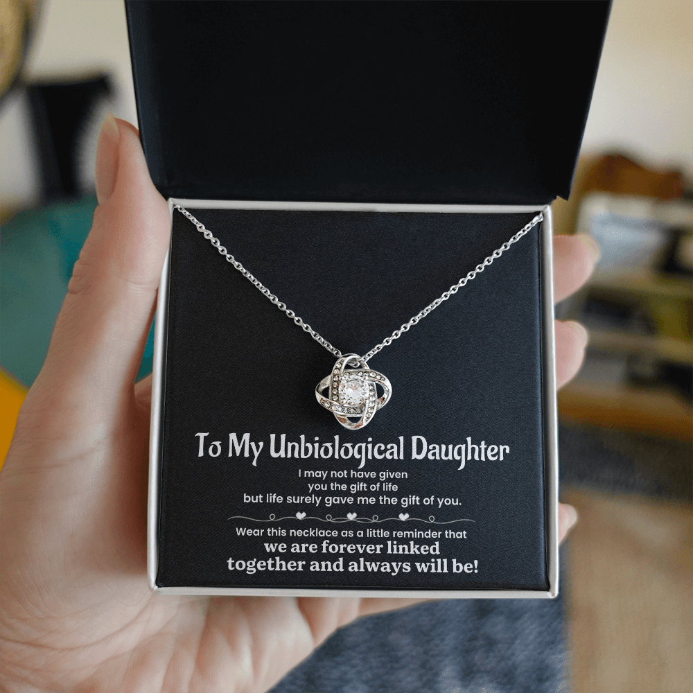 Unbiological Daughter Necklace Gift set - Eloura
