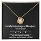 Unbiological Daughter Necklace Gift set - Eloura