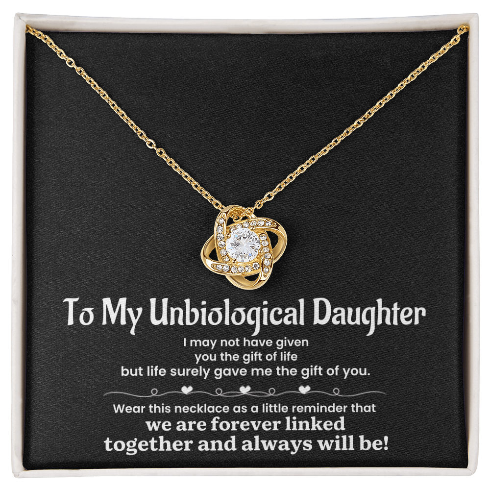 Unbiological Daughter Necklace Gift set - Eloura